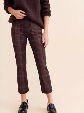 Sanctuary x Anthropologie Carnaby kick flare plaid pants size large